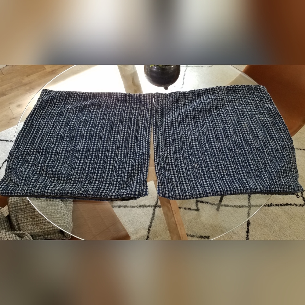 Pottery Barn Indigo 18 in. Pillow covers